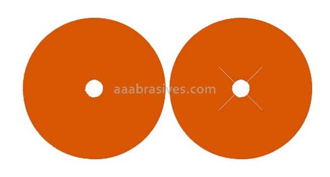 7x7/8 #50 (1) Floor Disc Cloth Ceramic ORANGE Ultra