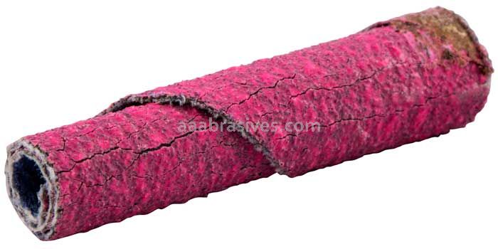 Norton 69957339767 1/4 x 1-1/2 x 1/8 120 Grit Ceramic Alumina Pink R928 Straight Cartridge Roll
