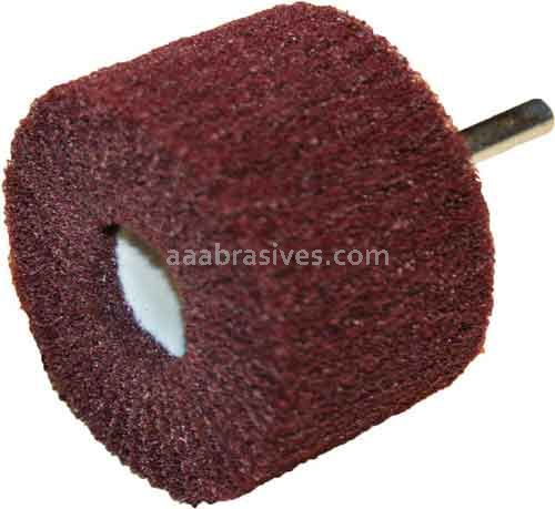 Wendt Abrasives 120430 Nonwoven Finishing Flap Wheel 3" x 2" x 1/4" shank A-Coarse