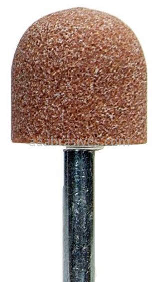 Norton A21 1 x 1/Gemini 38A M/M4 1/4 x 1-1/2 Vitrified Bond Mounted Points - A Shapes
