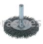 Osborn Crimped Wire Wheel Shank Mounted 3” OD X .014” Steel X 1/4” Shank #99003
