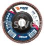 Weiler 51319 5 Tiger Angled Radial Ceramic Flap Disc 60C 7/8 Arbor Hole