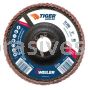 Weiler 51320 5 Tiger Angled Radial Ceramic Flap Disc 80C 7/8 Arbor Hole