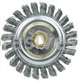 Weiler 79803 Dually 5" Filler Pass Weld Cleaning Brush .023" Steel Wire Fill 5/8"-11 UNC Double-Hex Nut