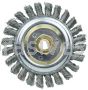 Weiler 79813 DUALLY 5" Filler Pass Weld Cleaning Brush .023" Stainless Fill 5/8"-11UNC Double-Hex Nut