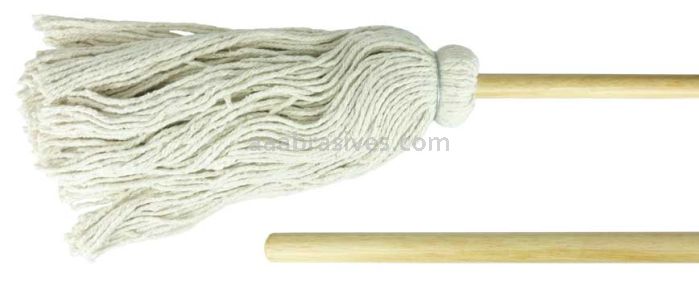 Weiler 75096 #10 One-Piece Deck Mop 7 oz. 4-Ply Cotton Industrial Grade