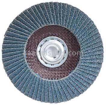 4-1/2 x 5/8-11 60 Grit Merit Type 27 Zirc Powerflex Flap Discs