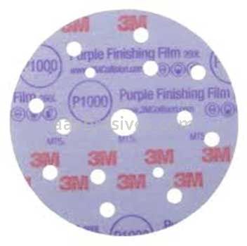3M™ 7100123053 6” P600 Grit 260L Hookit™ Purple Finishing Film Abrasive Disc