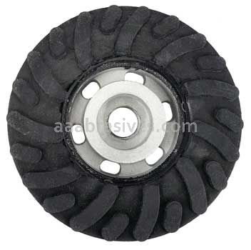 Weiler 59605 4" Back-up Pad for Resin Fiber Disc 5/8"-11 UNC Nut
