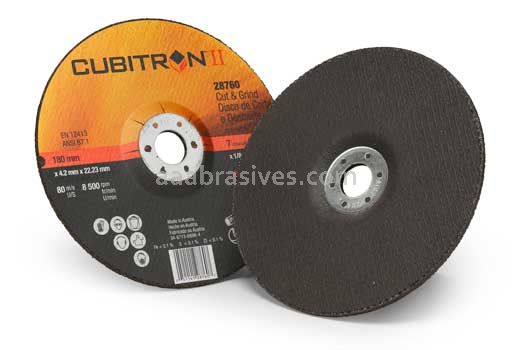 3M™ 7100019072 Cubitron™ II 7 x 1/8 x 7/8 28760 T27 Cut and Grind Wheel