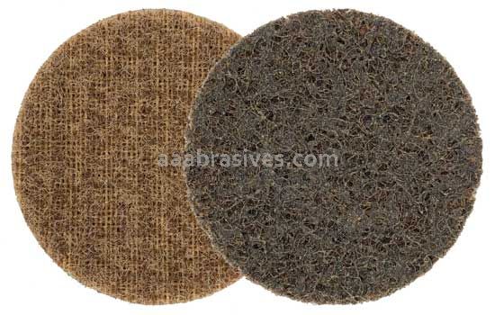 Weiler 51508 3" Non-Woven Surface Conditioning Disc Hook & Loop AO - Coarse