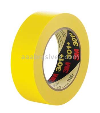 3M™ Performance Yellow Masking Tape 301+ 12 mm x 55 m