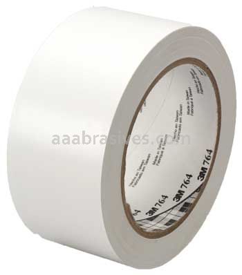 3M&trade; 7010375104 General Purpose Vinyl Tape 764 White 49" x 60 yards