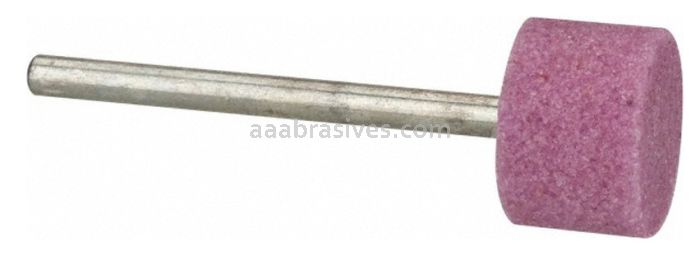 W-184, 1/2x3/8x1/8"sk, Mounted Point, Vitrified, PA/O