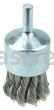 Weiler 36289 Wolverine 1" Knot Wire End Brush .014" Stainless Steel Fill 1/4" Stem