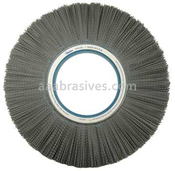 Weiler 83930 14" Crimped Filament Nylox Wheel .035/180 SC Fill 5-1/4" Arbor Hole