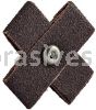2 x 2 x 1 /120 / 8-32 /Merit Aluminum Oxide (8 Ply) /Cross Pads