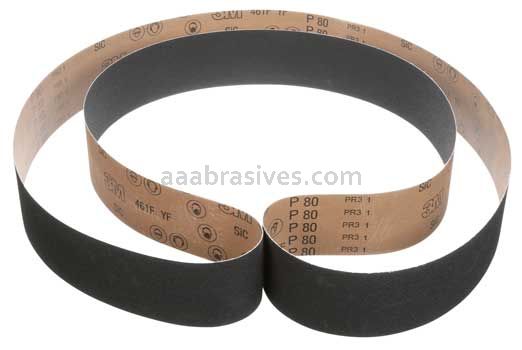 3M™ 7100202337 65 x 100 P80 Grit YF-wt 461F Cloth Roll