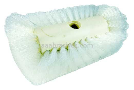 Weiler 75570 8" Vat Brush White Nylon Fill Plastic Block