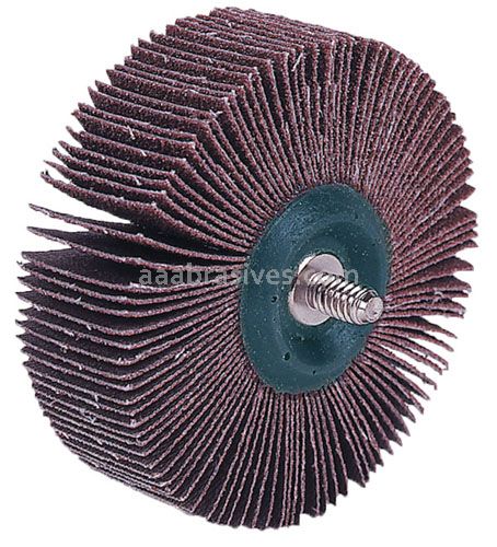 3x1/2x1/4-20"sk, 100 A/O, Mounted Flap Wheel Cl