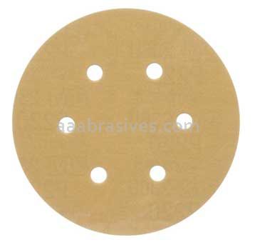 3M&trade; 7010511816 3" P220 Grit A-wt 210U Hookit&trade; Paper Sanding Disc