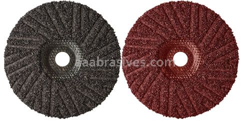 4-1/2x7/8 16 Grit Aluminum Oxide Semi-Flex Disc with Rigid Strong Phenolic Backing Type 27