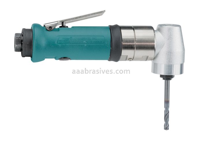 Dynabrade 53435 - Drill .4 hp, 3,200 RPM, Right Angle, Planetary-Geared, Rear Exhaust, 1/4"-28 Female Thread