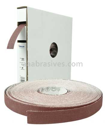 Weiler 65210 1" Coated Abrasive Shop Roll 180 AO