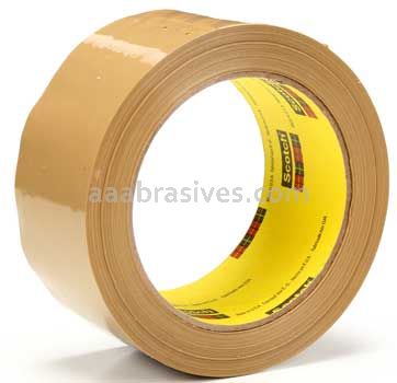 Scotch&trade; Box Sealing Tape 375 Tan 48 mm x 50 m 3M 7000048658