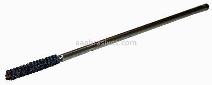 Weiler 34333 CrossFlex Standard Duty Bore Brush 3/8 Diameter 240 SC with Collet