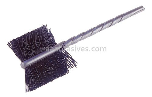 Osborn 3/4” SIDE ACTION NYLON TUBE BRUSH (.010 NYLON WITH 3/32” STEM DIA)#35366/