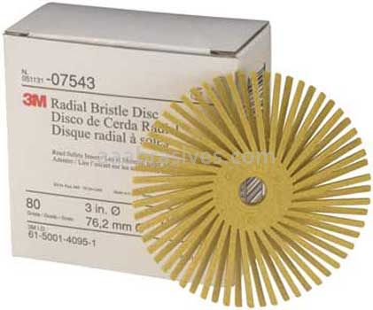 3M™ 7100138193 3 x 3/8 Scotch-Brite™ Radial Bristle Disc