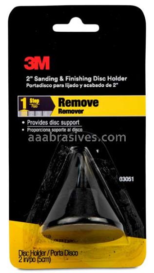 3M™ 7010364781 2” Sanding and Finishing Disc Holder 03051ES
