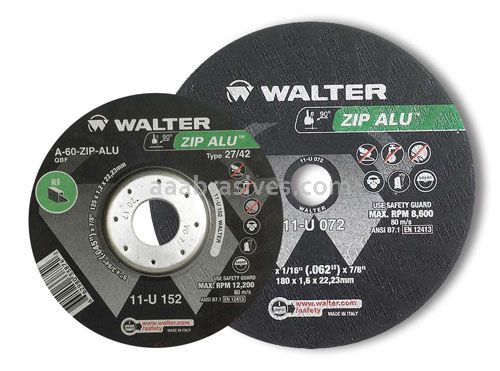 Walter - 4-1/2X3/64 ZIP ALU Wheel T1 - 662980005026