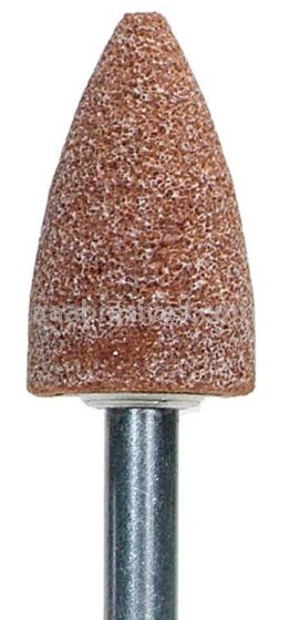 Norton A12 11/16 x 1-1/4 Gemini 38A M N4 1/4 x 1-1/2 Vitrified Mounted Points - A Shapes