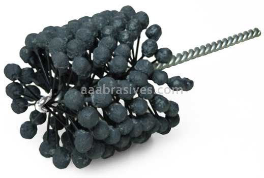 Weiler 34265 CrossFlex Heavy Duty Bore Brush 3-1/4 Diameter 320 SC Grit