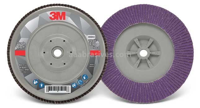 3M™ 7100177902 7 x 5/8-11 60+ Grit 769F T29 Flap Disc