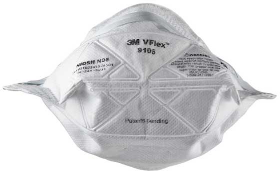 3M™ 7000002390 VFlex™ Particulate Respirator 9105 N95