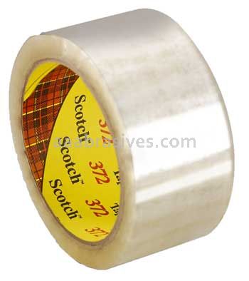 Scotch&trade; Box Sealing Tape 372 Clear 72 mm x 1500 m 3M 7010374627
