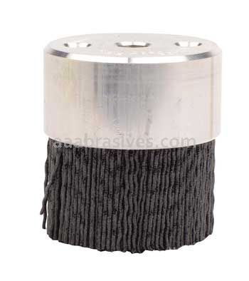 Weiler 86107 Burr-Rx 2" Maximum Density Miniature Disc Brush .043/120 CG Crimped Fill