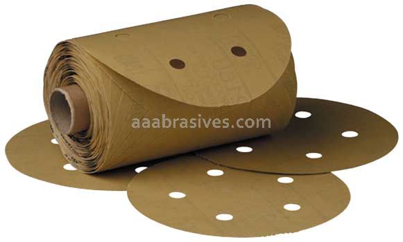3M™ 7000028241 6” P320 Grit Stikit™ Gold Disc Roll Dust Free