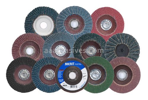 4-1/2 x 7/8 60 Merit Premium Zirconia Plus Type 29 R801 Merit Powerflex Flap Discs