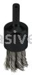 Weiler 10029V 3/4" Knot Wire End Brush .014" Stainless Steel Fill Vending Ready