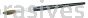 Weiler 41013 5/16" Lacquering Brush Camel Hair 1-3/16" Trim Length Round Handle