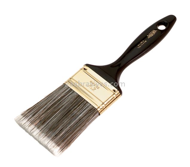 Osborn Brush 4" Varnish Brush 7/8" Thick 3-1/2" TL X Nylon/Poly Blend #71062