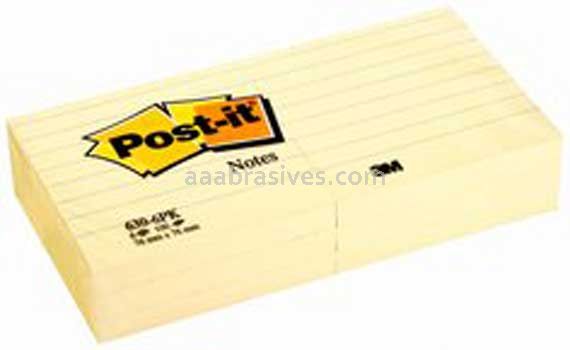 Post-it™ Notes 630-6PK 3 in x 3 in Canary Yellow 3M 7100137927