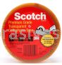 Scotch™ Light Duty Packaging Tape 610 Clear Heat Resistant 2 in x 72 yd 3M 7000144783