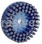 10" Disc Brush, Rectangular Nylox, 320 Grit, 7/8" A.H.