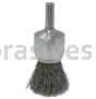 Weiler 36047 3/4" x .0104" Steel Wire x 1/4" Stem Vortec Pro Crimped Wire End Brush Retail Pack - 012382360474