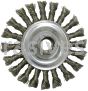 Weiler 36055 - 4" .020, 5/8"-11 A.H., Retail Pack, Vortec Pro Knot Wire Wheel, Cable Twist - 012382360559